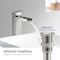 Kibi Pop Up Drain Stopper for Bathroom without Overflow KPW101BN - alternate 2
